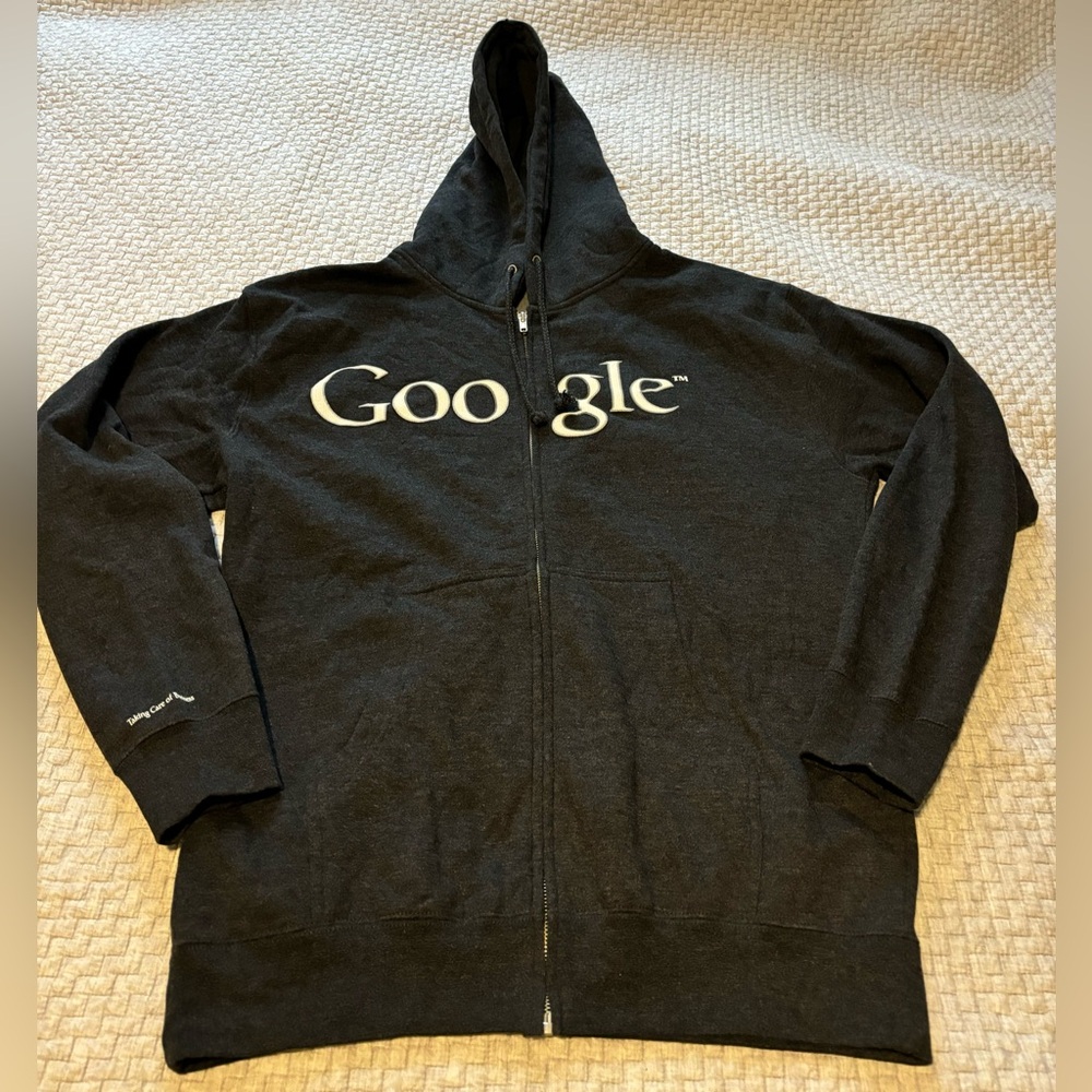 Google Hoodie Jacket Size M - Measures L